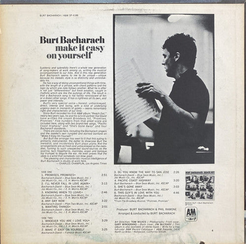 Bacharach, Burt - Make It Easy On Yourself (Vinyl, VG) (Vinyl LP)