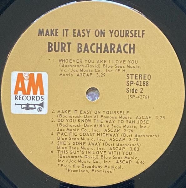 Bacharach, Burt - Make It Easy On Yourself (Vinyl, VG) (Vinyl LP)