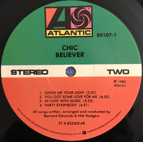 Chic - Believer (VG) (Vinyl LP)