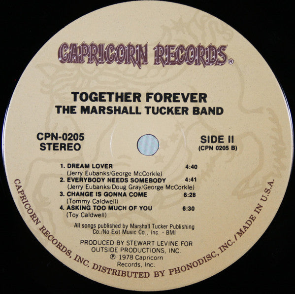 Marshall Tucker Band - Together Forever (Vinyl, VG) (Vinyl LP)