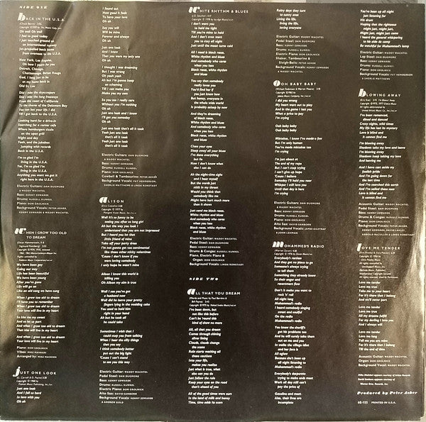 Ronstadt, Linda - Living In The USA (VG+) (Vinyl LP)