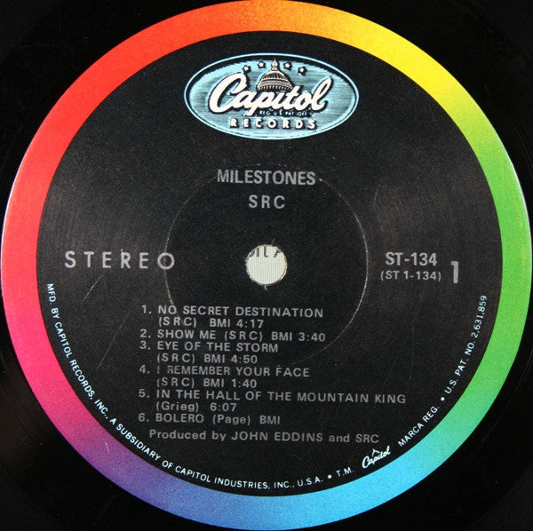 SRC - Milestones (Vinyl, VG+) (Vinyl LP)