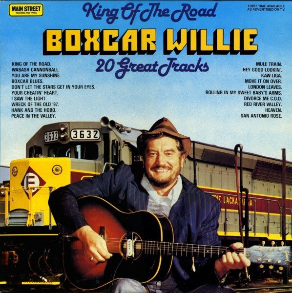 Boxcar Willie - King Of The Road 20 Great Tracks (Vinyl, NM or M-) (Vinyl LP)