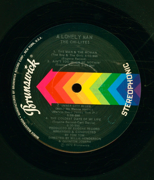 Chi-Lites - A Lonely Man (VG+) (Vinyl LP)