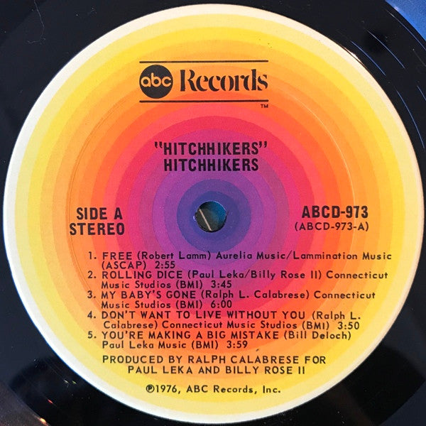 Hitchhikers - Hitchhikers (VG+) (Vinyl LP)