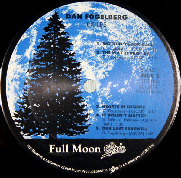 Fogelberg, Dan - Exiles (VG+) (Vinyl LP)