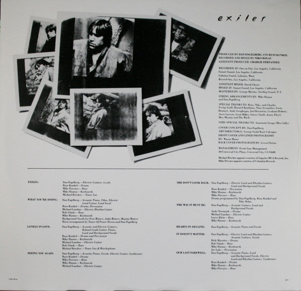Fogelberg, Dan - Exiles (VG+) (Vinyl LP)