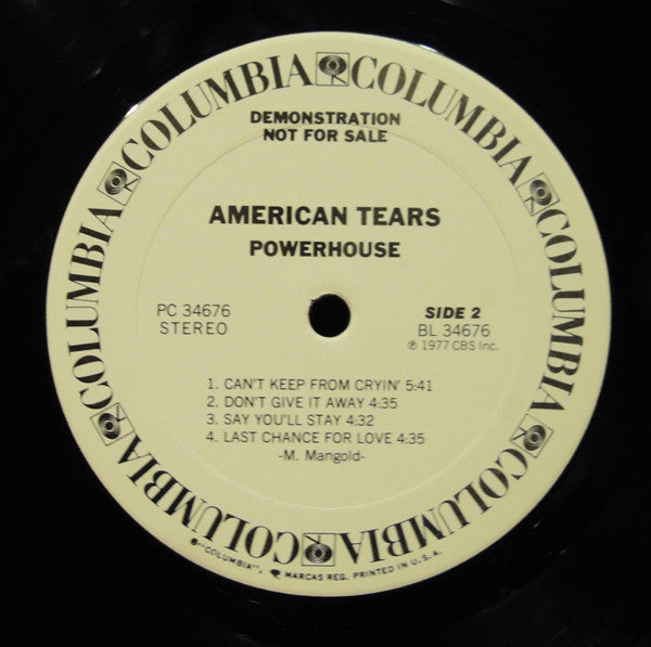 American Tears - Powerhouse (VG+) (Vinyl LP)