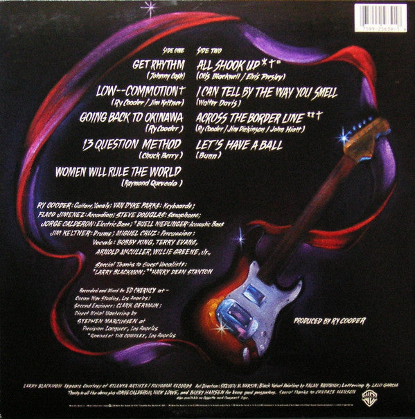 Cooder, Ry - Get Rhythm (VG) (Vinyl LP)