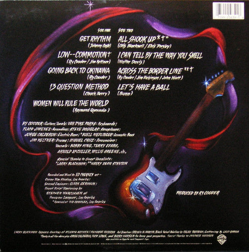 Cooder, Ry - Get Rhythm (VG) (Vinyl LP)