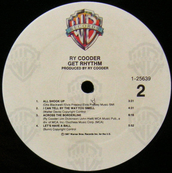 Cooder, Ry - Get Rhythm (VG) (Vinyl LP)
