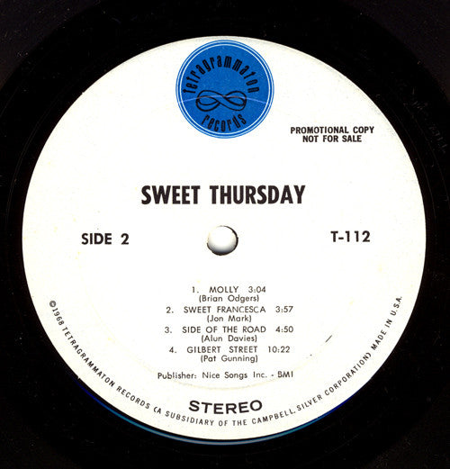 Sweet Thursday - Sweet Thursday (VG) (Vinyl LP)