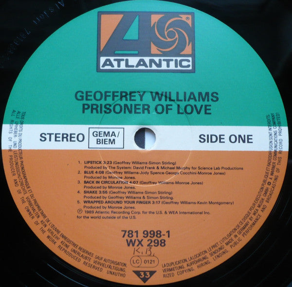 Williams, Geoffery - Prisoner Of Love (M) (Vinyl LP)