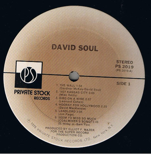 Soul, David - David Soul (Vinyl, VG) (Vinyl LP)