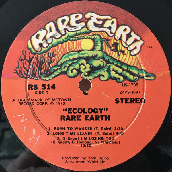 Rare Earth - Ecology (VG) (Vinyl LP)