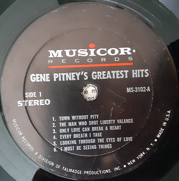 Pitney, Gene - Greatest Hits Of All Times (VG+) (Vinyl LP)