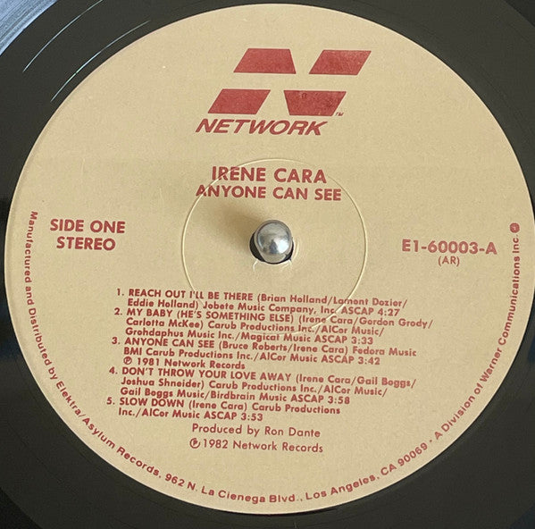 Cara, Irene - Anyone Can See (VG) (Vinyl LP)