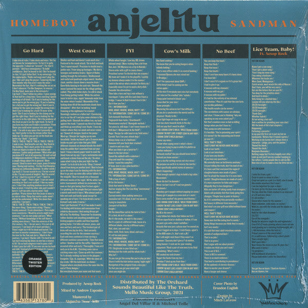 Homeboy Sandman - Anjelitu (M) (Vinyl LP)