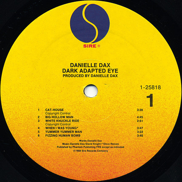 Dax, Danielle - Dark Adapted Eye (VG+) (Vinyl LP)
