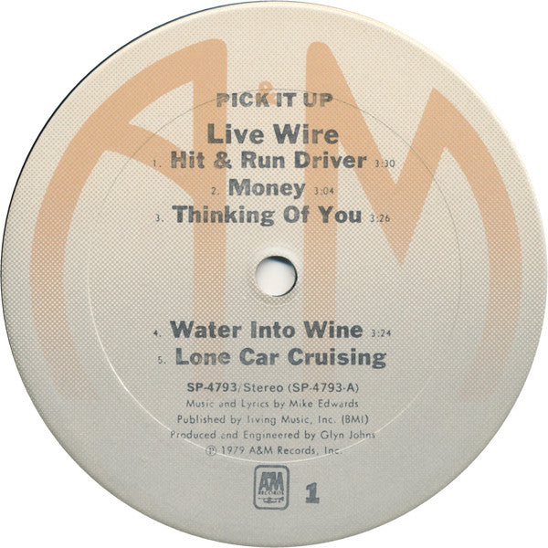 Live Wire  - Pick It Up (VG+) (Vinyl LP)