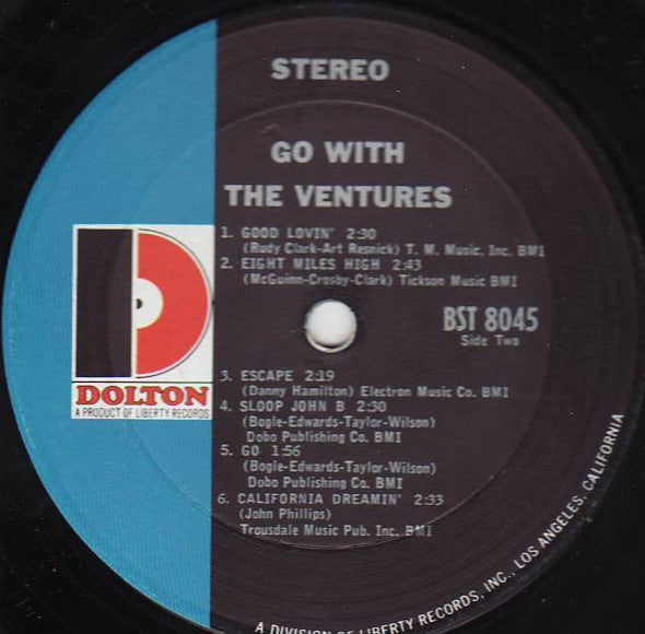 Ventures - Go With The Ventures (Vinyl, VG+) (Vinyl LP)