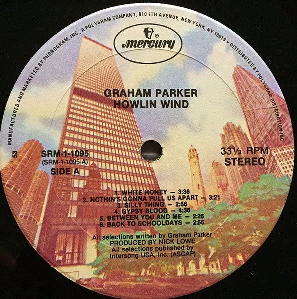Parker, Graham - Howlin Wind (VG+) (Vinyl LP)