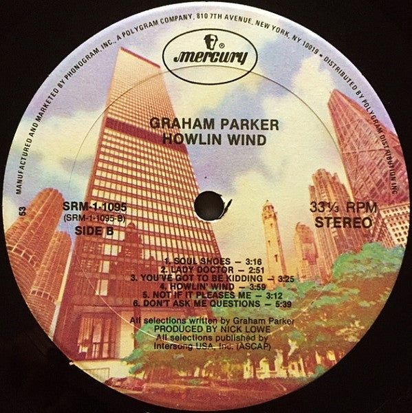 Parker, Graham - Howlin Wind (VG+) (Vinyl LP)