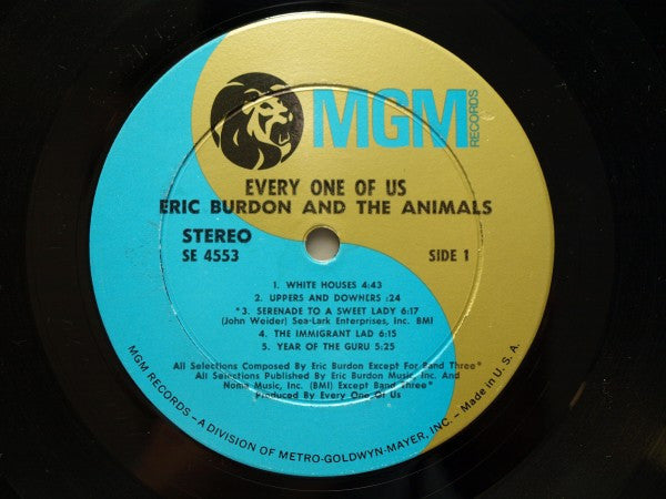 Burdon, Eric & The Animals - Every One Of Us (VG+) (Vinyl LP)