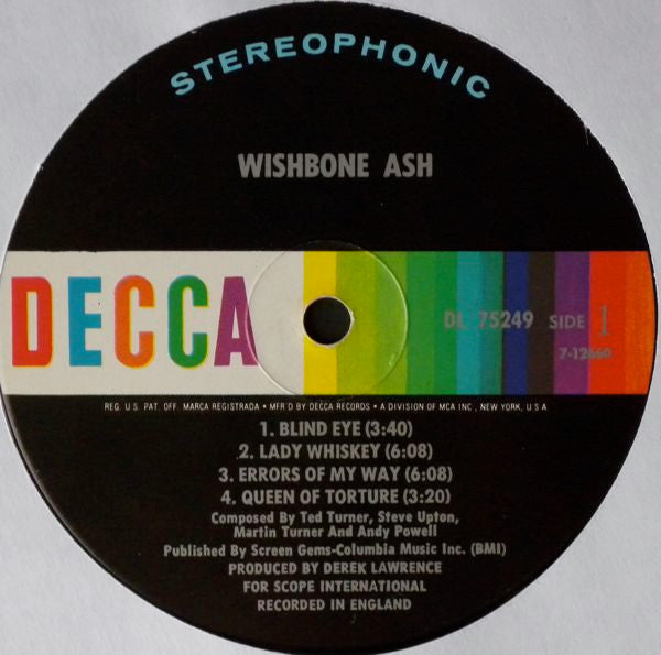 Wishbone Ash - Wishbone Ash (VG) (Vinyl LP)