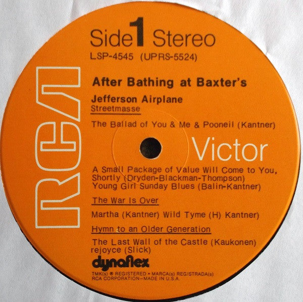 Jefferson Airplane - After Bathing At Baxter's (VG+) (Vinyl LP)