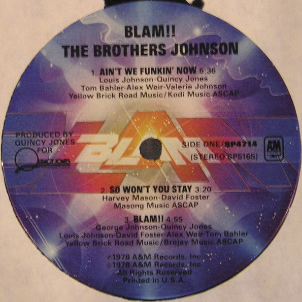 Brothers Johnson - Blam!! (VG) (Vinyl LP)