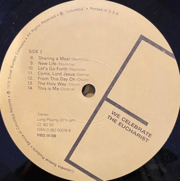 We Celebrate The Eucharist (VG) (Vinyl LP)