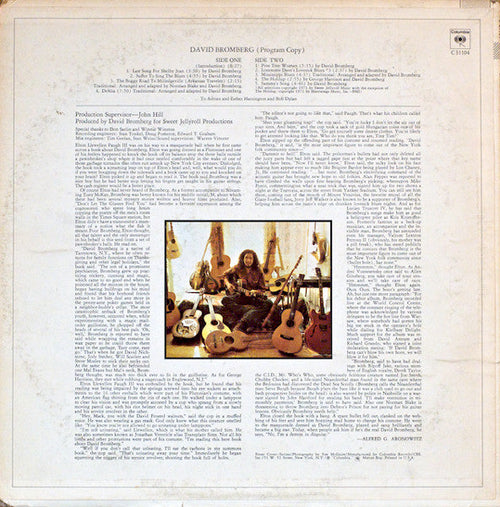 Bromberg, David - David Bromberg (Vinyl, VG+) (Vinyl LP)