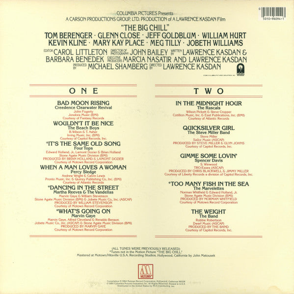 The Big Chill Soundtrack - More Songs From The Original Soundtrack Of The Big Chill (Vinyl, NM or M-) (Vinyl LP)