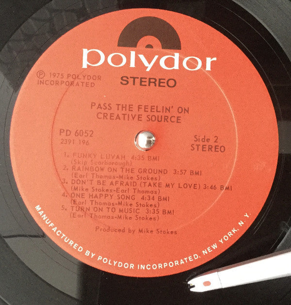 Creative Source - Pass The Feelin' On (VG+) (Vinyl LP)