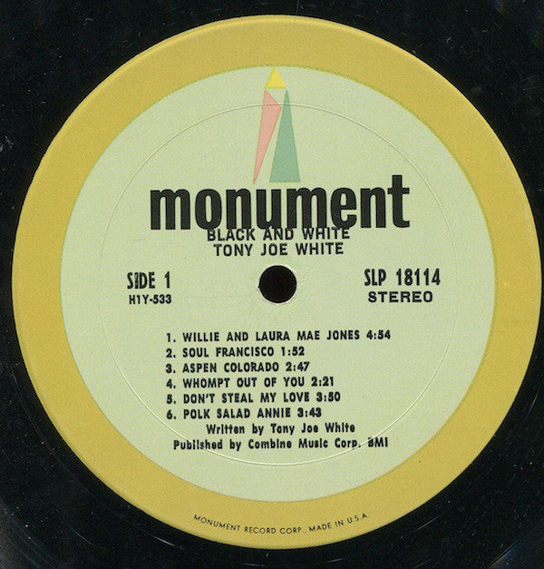 White, Tony Joe - Black And White (VG) (Vinyl LP)