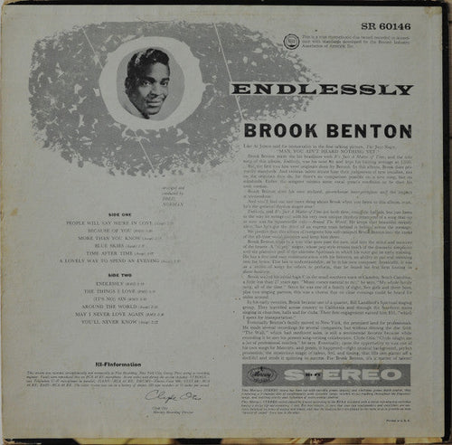 Benton, Brook - Endlessly (VG) (Vinyl LP)