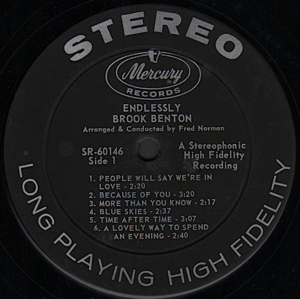 Benton, Brook - Endlessly (VG) (Vinyl LP)