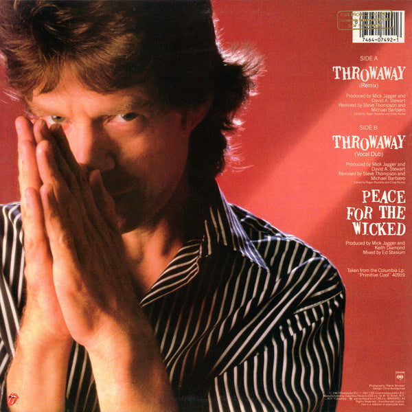 Jagger, Mick - Throwaway (VG+) (Vinyl LP)