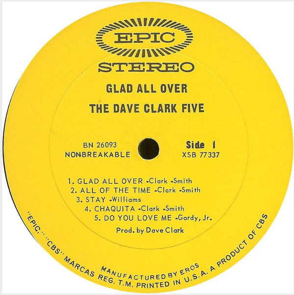 Clark, Dave Five - Glad All Over (Vinyl, VG) (Vinyl LP)