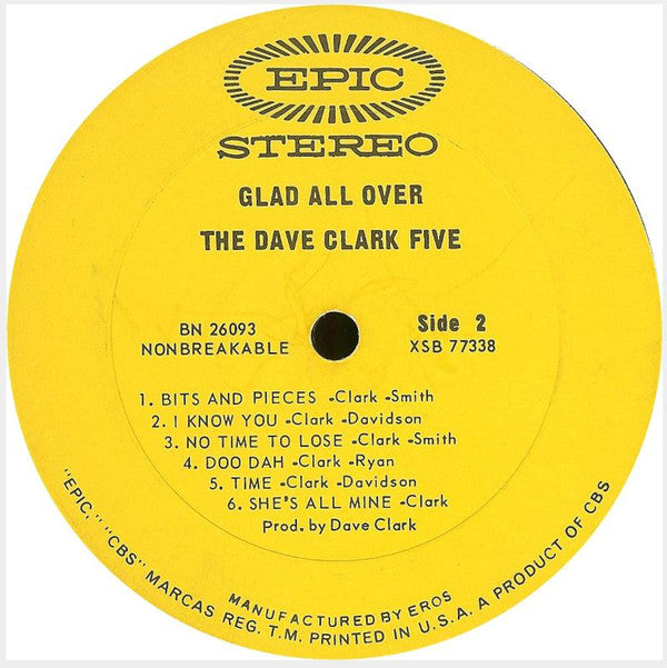 Clark, Dave Five - Glad All Over (Vinyl, VG) (Vinyl LP)