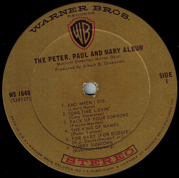 Peter, Paul And Mary - Album (VG+) (Vinyl LP)