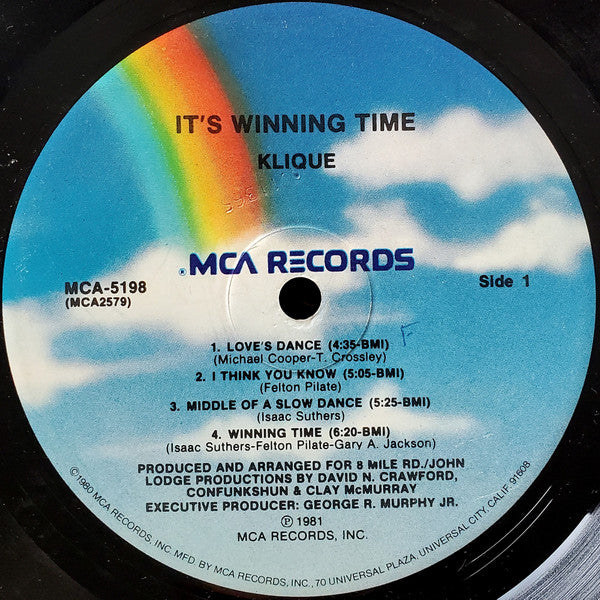 Klique - It's Winning Time (VG+) (Vinyl LP)