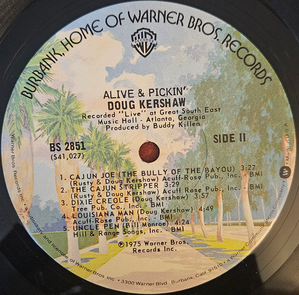 Kershaw, Doug - Alive & Pickin' (Vinyl, VG) (Vinyl LP)