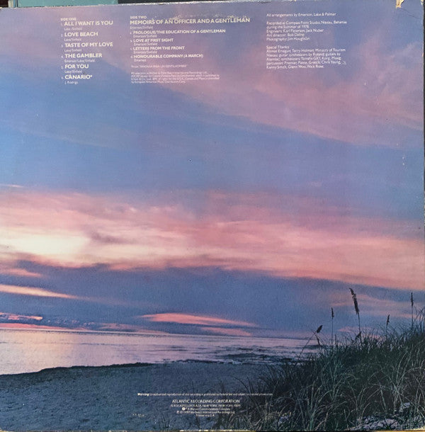 Emerson, Lake & Palmer - Love Beach (VG+) (Vinyl LP)