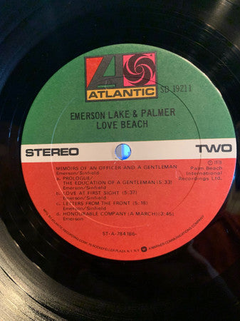 Emerson, Lake & Palmer - Love Beach (VG+) (Vinyl LP)