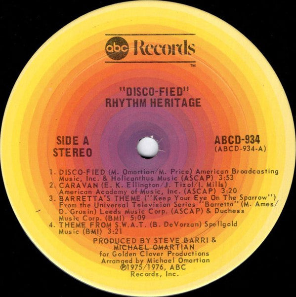 Rhythm Heritage - Disco-Fied (Vinyl, VG+) (Vinyl LP)