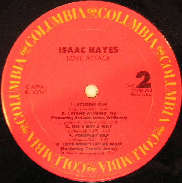 Hayes, Isaac - Love Attack (NM or M-) (Vinyl LP)