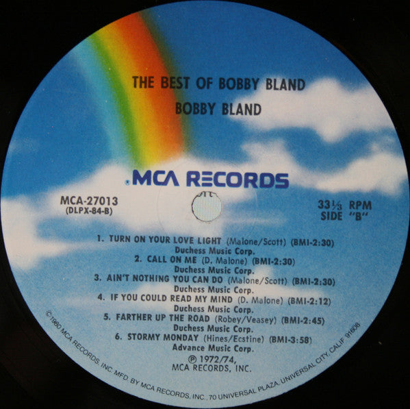 Bland, Bobby - The Best Of Bobby Bland (VG+) (Vinyl LP)
