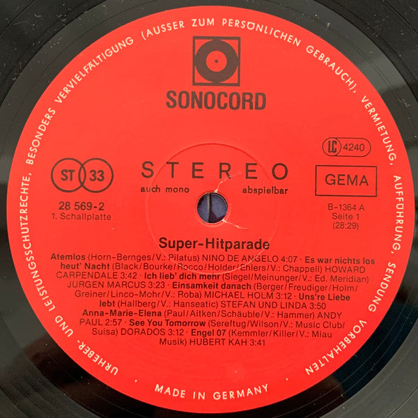 Various - Super-Hitparade (VG) (Vinyl LP)